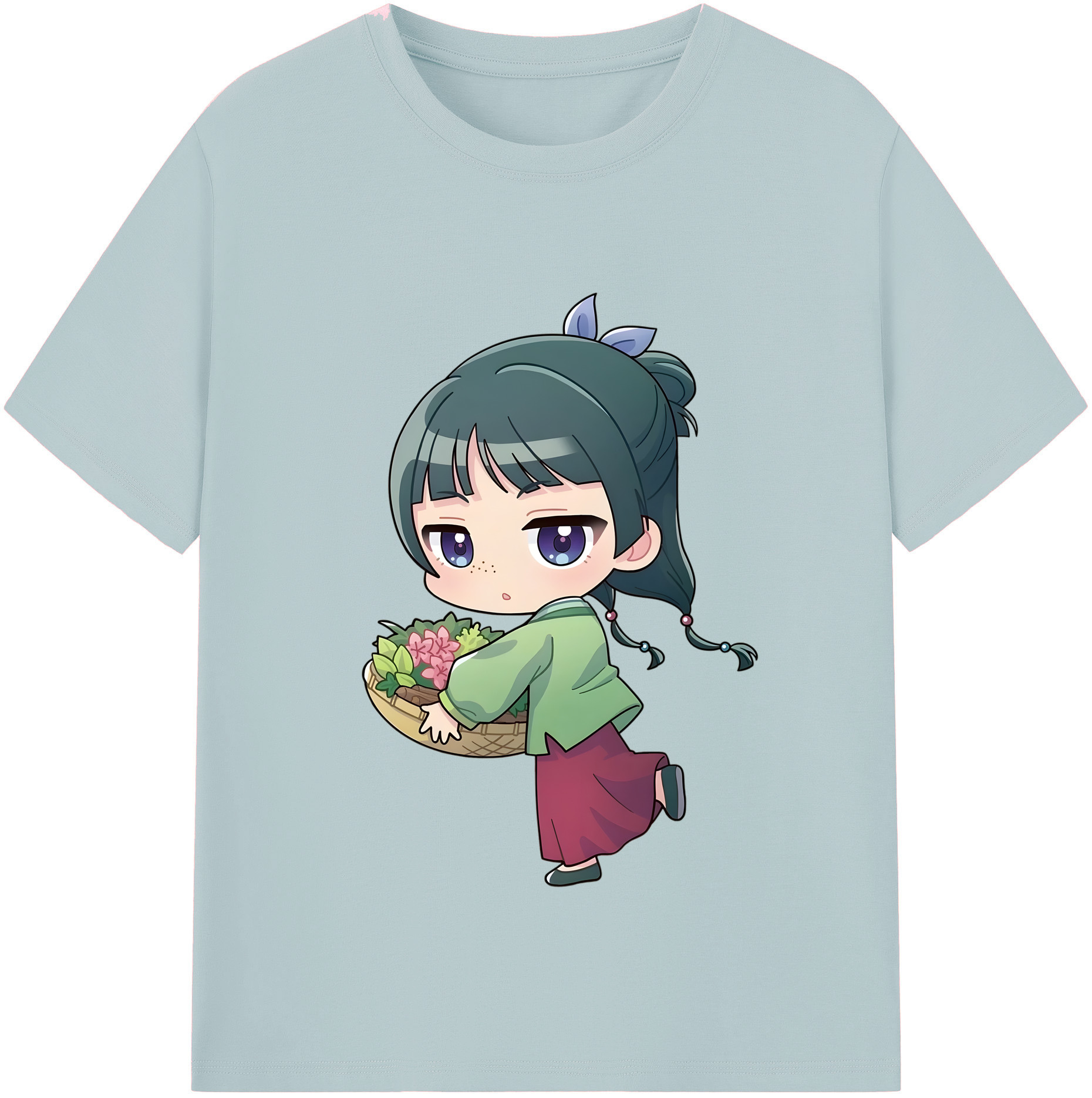 （画像用） 薬屋のひとりごと The Apothecary Diaries 綿100％半袖Tシャツ（フロントプリント）